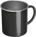 Steel cup Trezzo, black