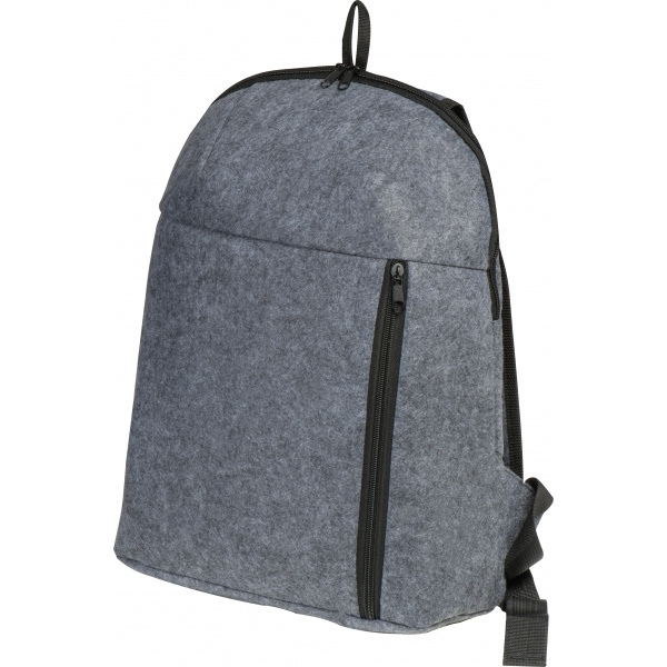 Logo trade corporate gifts image of: RPET Backpack Davos