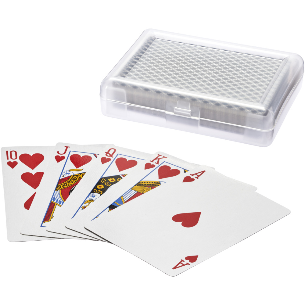 Logotrade business gift image of: Reno playing cards set in case