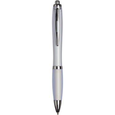 Logotrade corporate gifts photo of: Curvy ballpoint pen with frosted barrel and grip