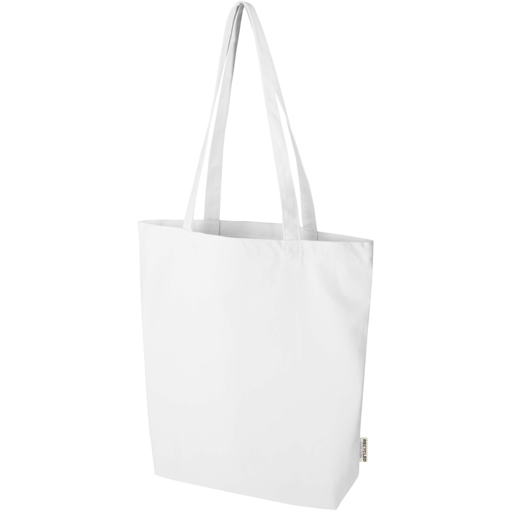 Logo trade advertising products picture of: Florida 270 g/m² GRS recycled tote bag 10L