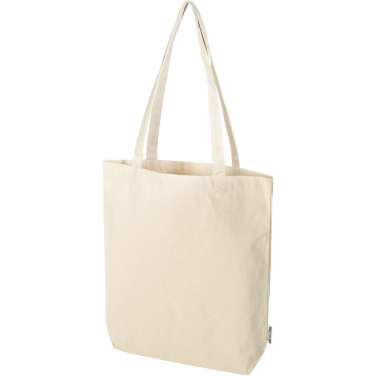 Logo trade business gift photo of: Florida 270 g/m² GRS recycled tote bag 10L