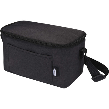 Logo trade promotional gifts image of: Tundra 6-can GRS RPET cooler bag 5L