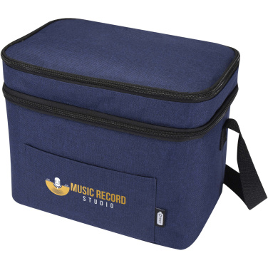 Logo trade promotional merchandise photo of: Tundra GRS RPET double compartments cooler bag 13L