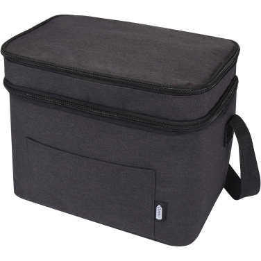 Logo trade advertising product photo of: Tundra GRS RPET double compartments cooler bag 13L