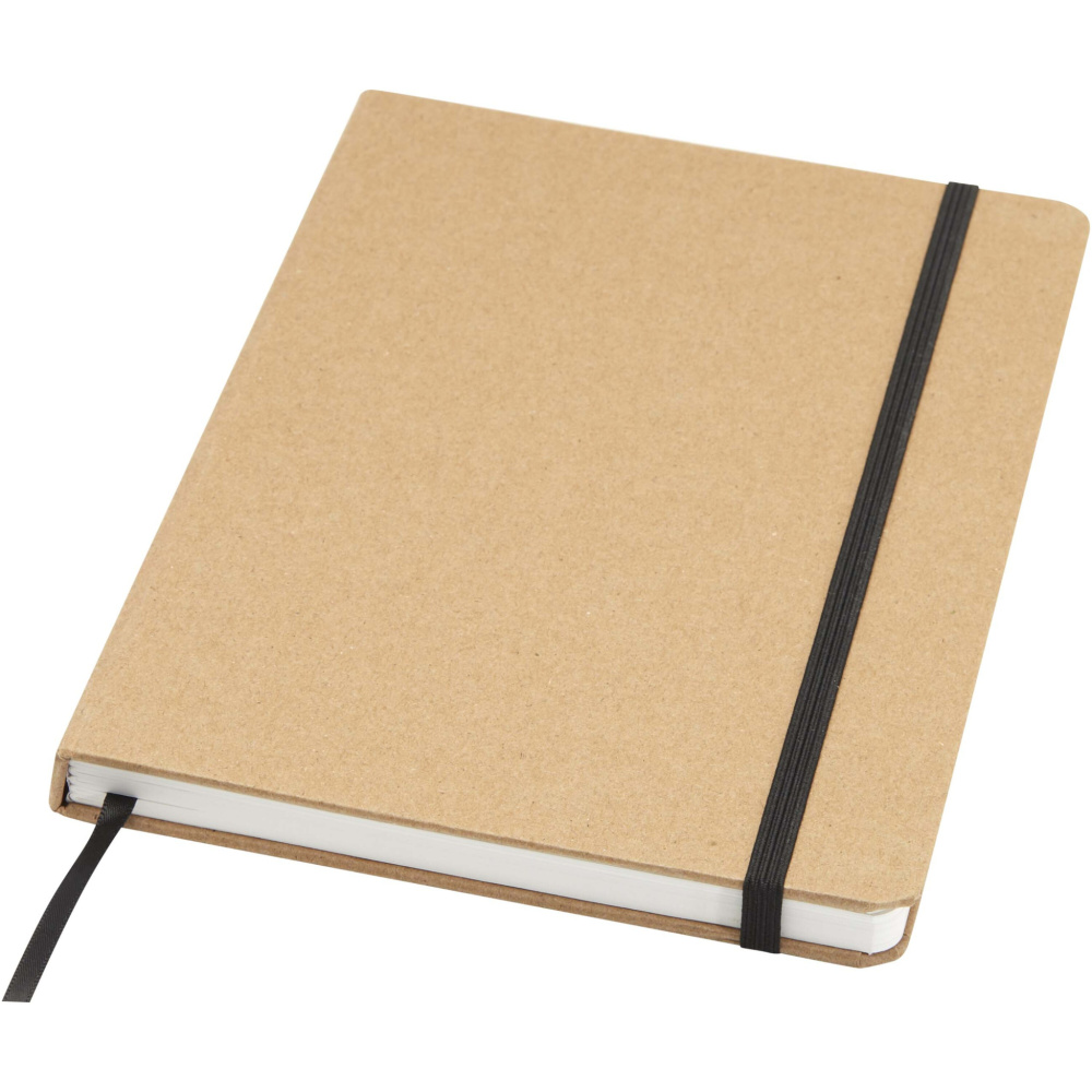 Logotrade promotional gift picture of: Holm A5 stone paper hard cover notebook with lined pages