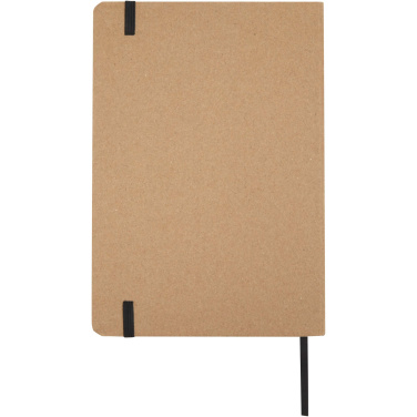 Logo trade promotional products picture of: Holm A5 stone paper hard cover notebook with lined pages