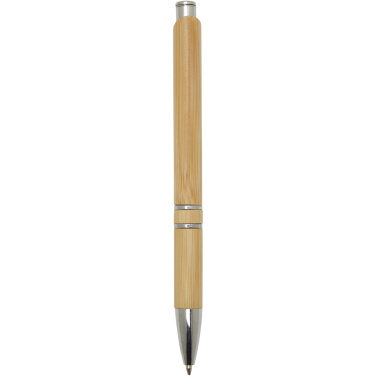 Logotrade advertising product picture of: Wicker bamboo ballpoint pen