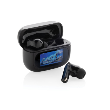 Logotrade promotional giveaway image of: Airtune RCS recycled plastic ANC earbuds with touch screen