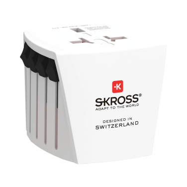 Logo trade advertising product photo of: SKROSS World Travel Adapter MUV Micro