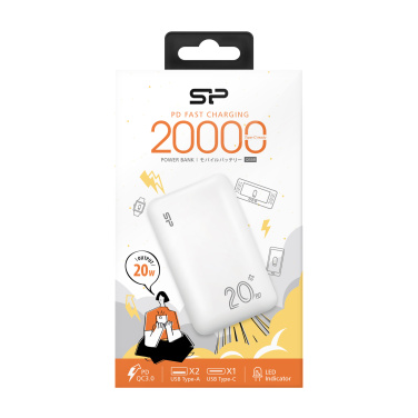 Logo trade promotional products image of: Power bank Silicon Power QS58 20000 mAh