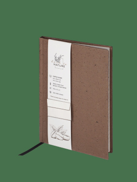 Logotrade promotional product picture of: Recycled Coffee Notebook 209733900