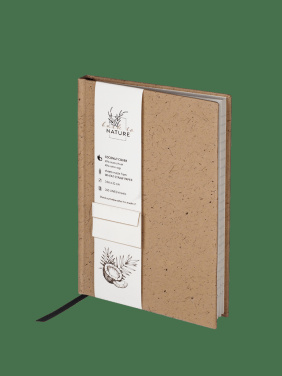 Logo trade corporate gifts picture of: Recycled Coconut Notebook 209734100