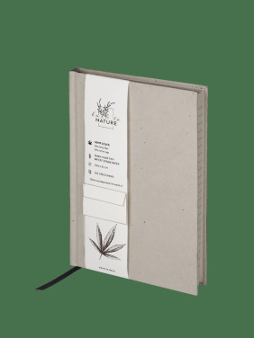 Logo trade promotional products image of: Recycled Hemp Notebook 209734300