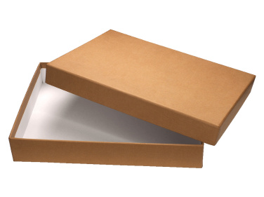 Logo trade promotional items image of: Box laminated with decorative paper (25x21x5cm) 44703700