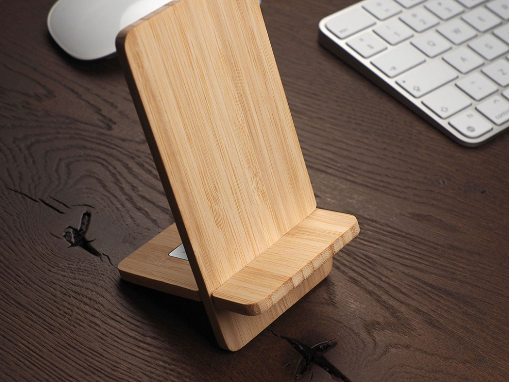 Logotrade promotional giveaway image of: Wooden telephone stand 1834292