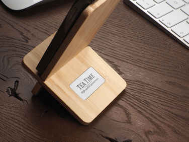 Logotrade corporate gift picture of: Wooden telephone stand 1834292