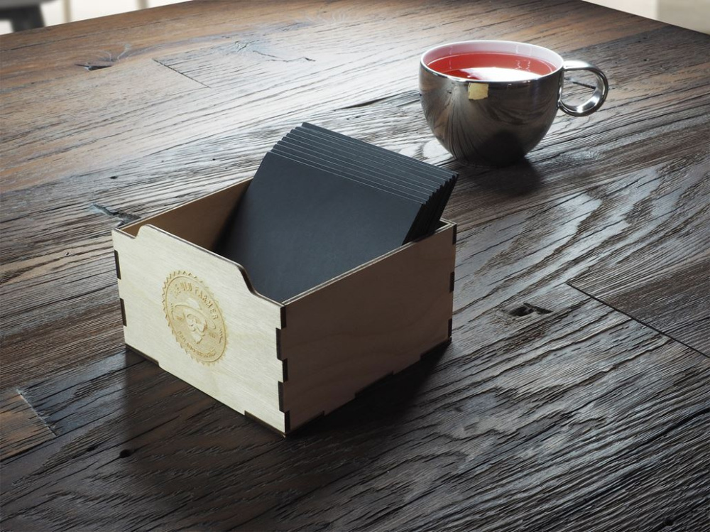 Logotrade promotional item picture of: Coaster box 1206121