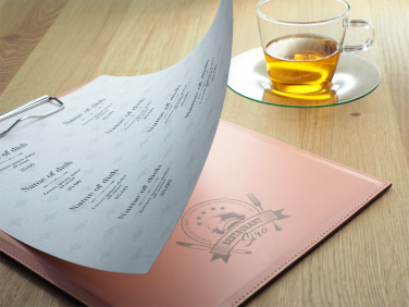 Logo trade promotional items image of: Clipboard menu 1027094