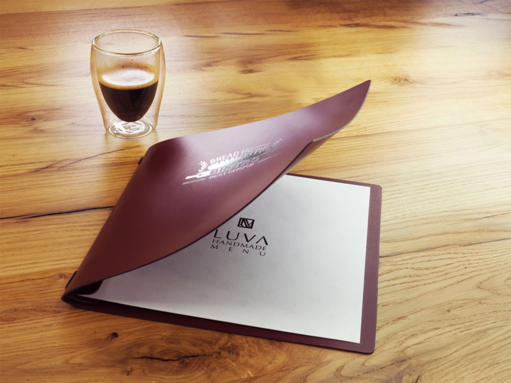 Logo trade promotional gifts image of: Menu cover Ambiente 1180094