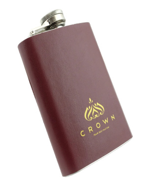 Logo trade corporate gifts image of: Hip flask 426119