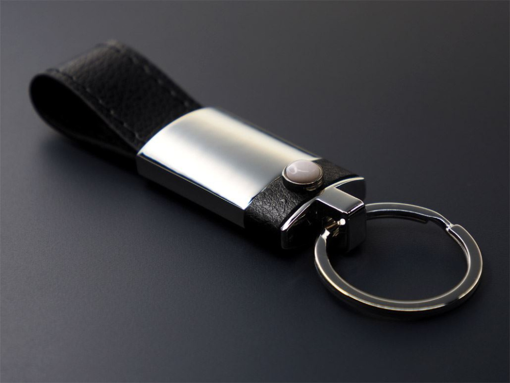 Logo trade corporate gifts picture of: Opal stone Keyring 1294095