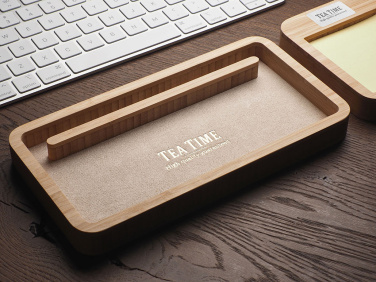 Logotrade promotional item image of: Wooden desk organiser 1850292