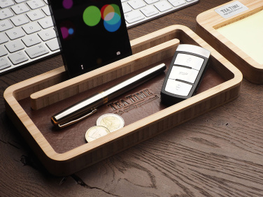 Logotrade promotional giveaways photo of: Wooden desk organiser 1852292