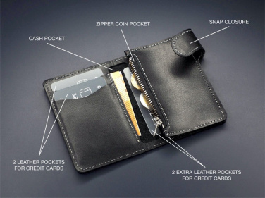 Logo trade promotional merchandise picture of: Wallet 1273131