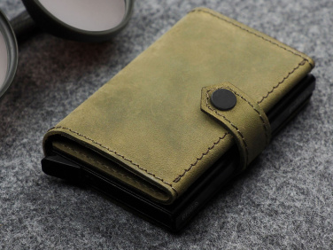 Logo trade promotional item photo of: RFID wallet - Hunter Leather 2109284