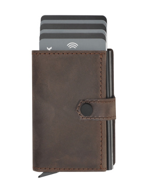 Logo trade promotional gift photo of: RFID wallet - Hunter Leather 2109284