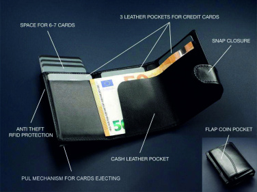 Logo trade promotional merchandise image of: RFID wallet 1226131