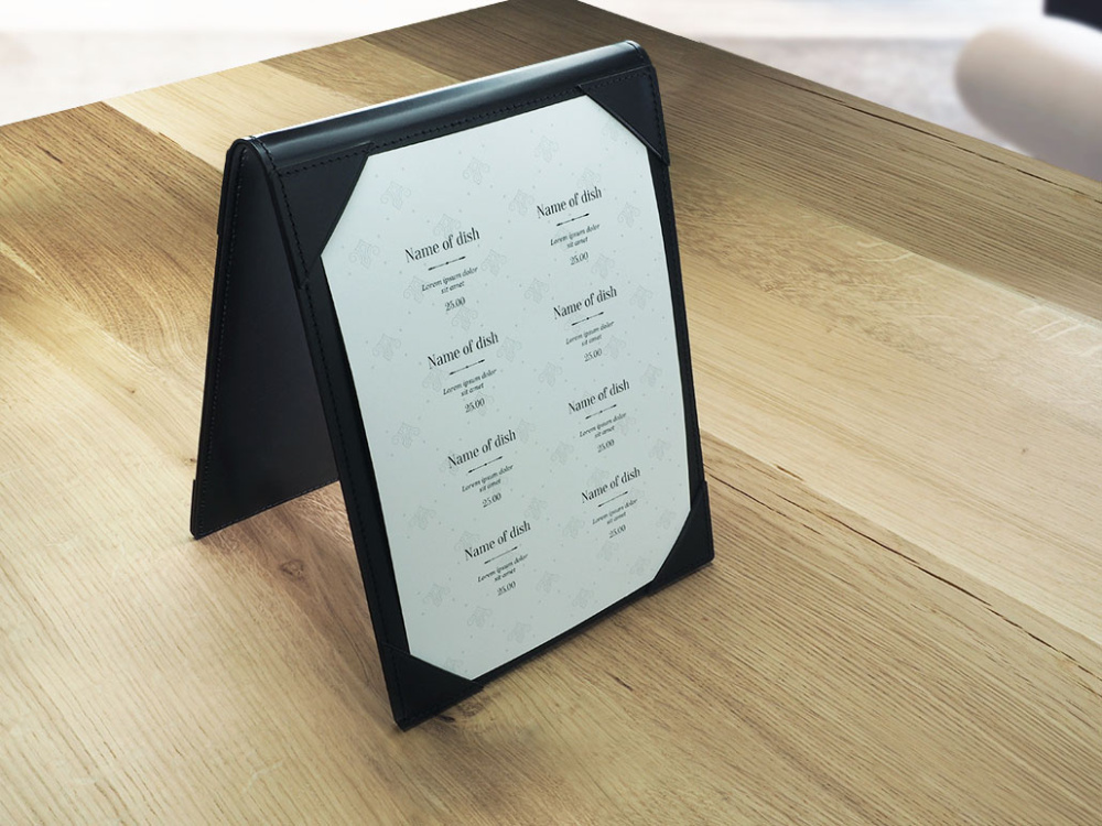 Logo trade corporate gifts image of: Promo menu 1605094