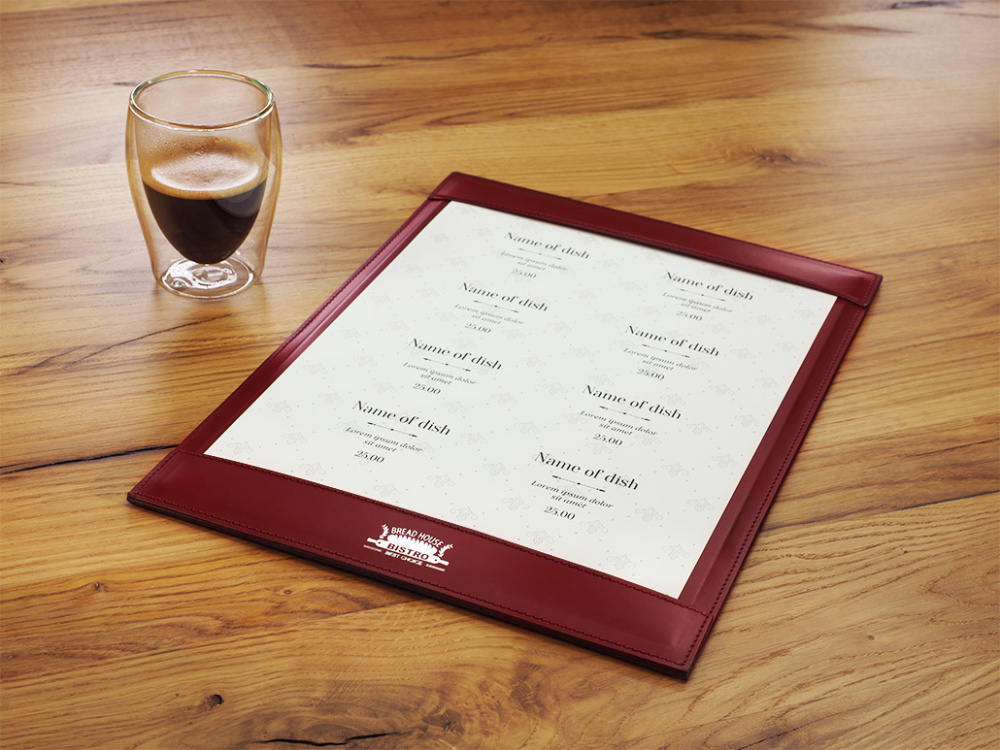 Logo trade promotional merchandise picture of: Menu pad 1025094