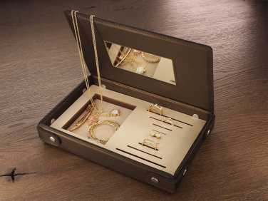 Logo trade promotional giveaways image of: Jewellery box 1674094