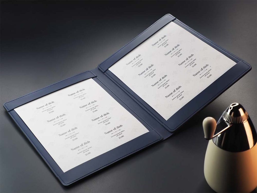 Logo trade promotional product photo of: Menu cover Fine Dining 1061243