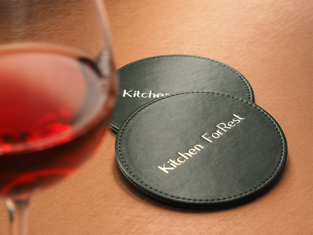 Logo trade promotional merchandise image of: Coaster 1104320