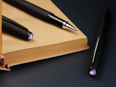 Logotrade promotional merchandise photo of: Amethyst Pen set  1288036