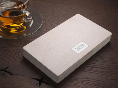 Logo trade promotional giveaways picture of: Wooden bill box 1816121