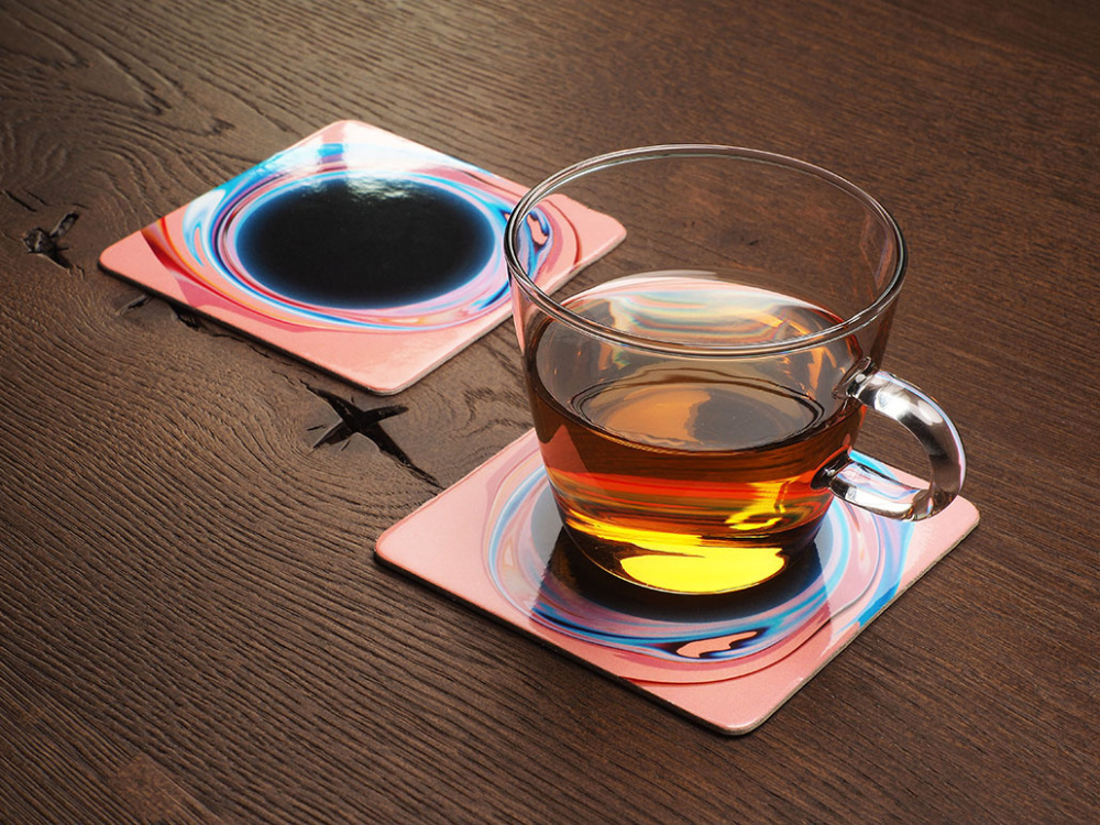 Logo trade advertising product photo of: Printed paper coaster 1839117