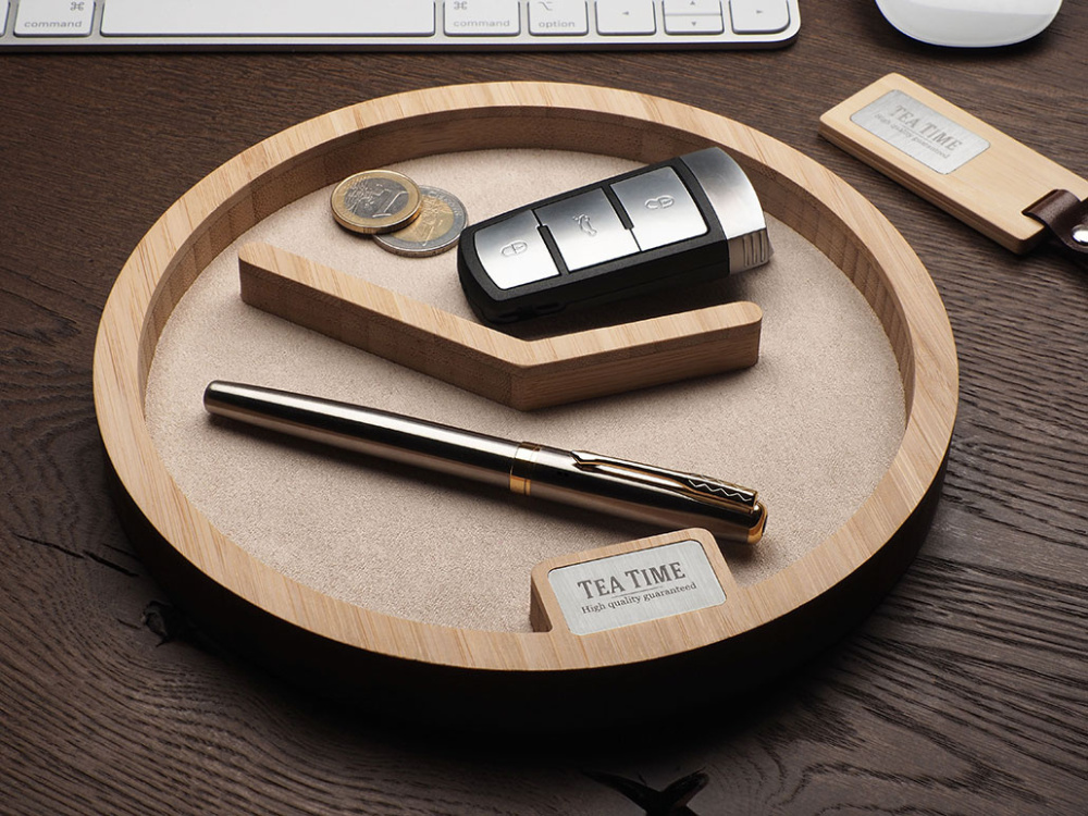 Logotrade corporate gift image of: Wooden desk organiser 1817292