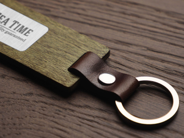 Logotrade business gift image of: Wooden keyring 1853121