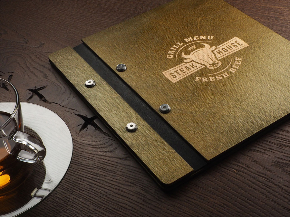 Logo trade promotional gift photo of: Menu cover 1905121