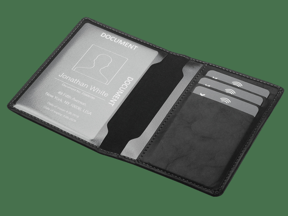 Logo trade corporate gifts image of: Document wallet 889329