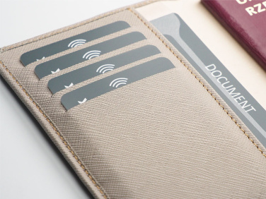 Logotrade promotional gift image of: RFID passport case 1301113