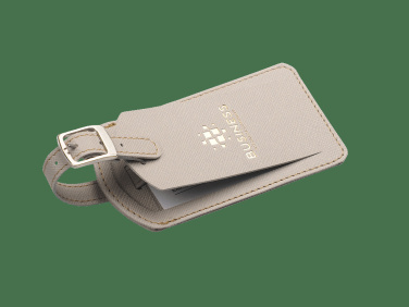 Logo trade corporate gift photo of: Luggage tag 1155113