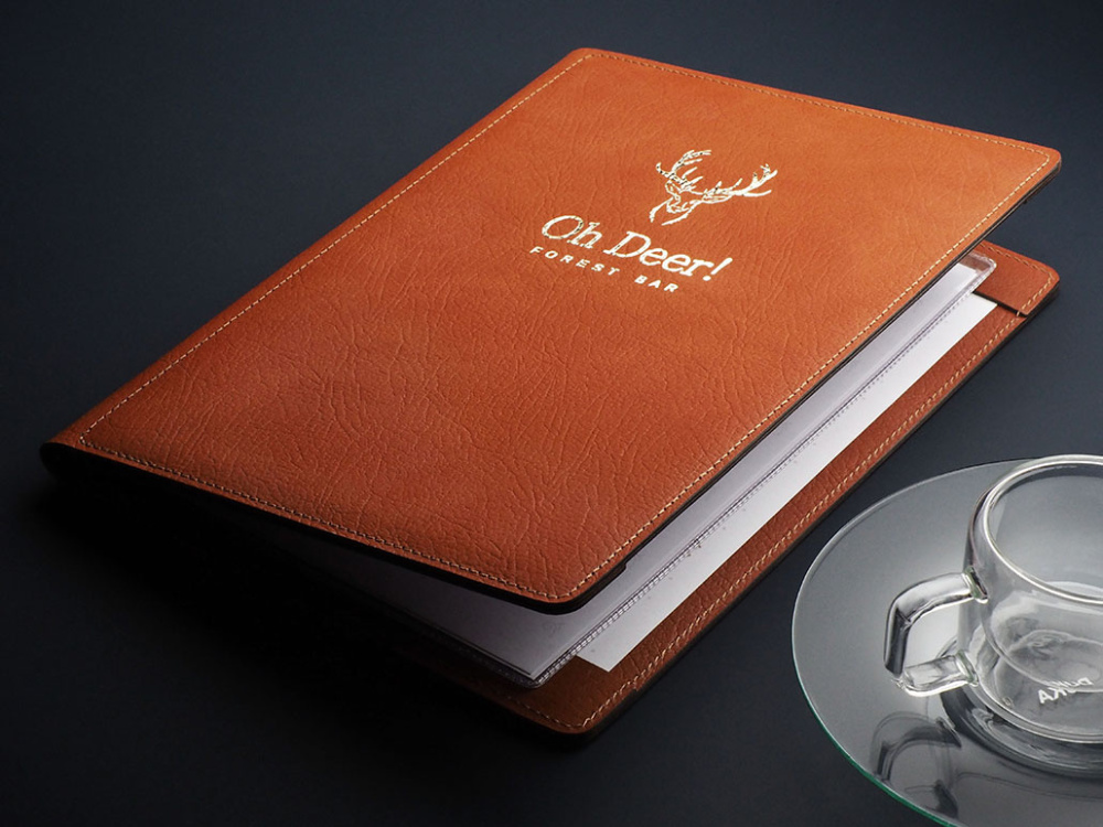 Logo trade promotional giveaways picture of: Menu cover Fine Dining Pro 1634318