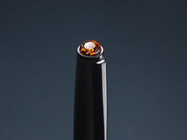 Logotrade advertising product image of: Ball pen with AMBER stone 2070036