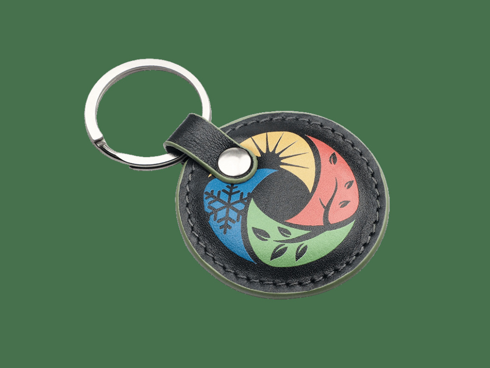 Logo trade business gift photo of: Keyring 2086131