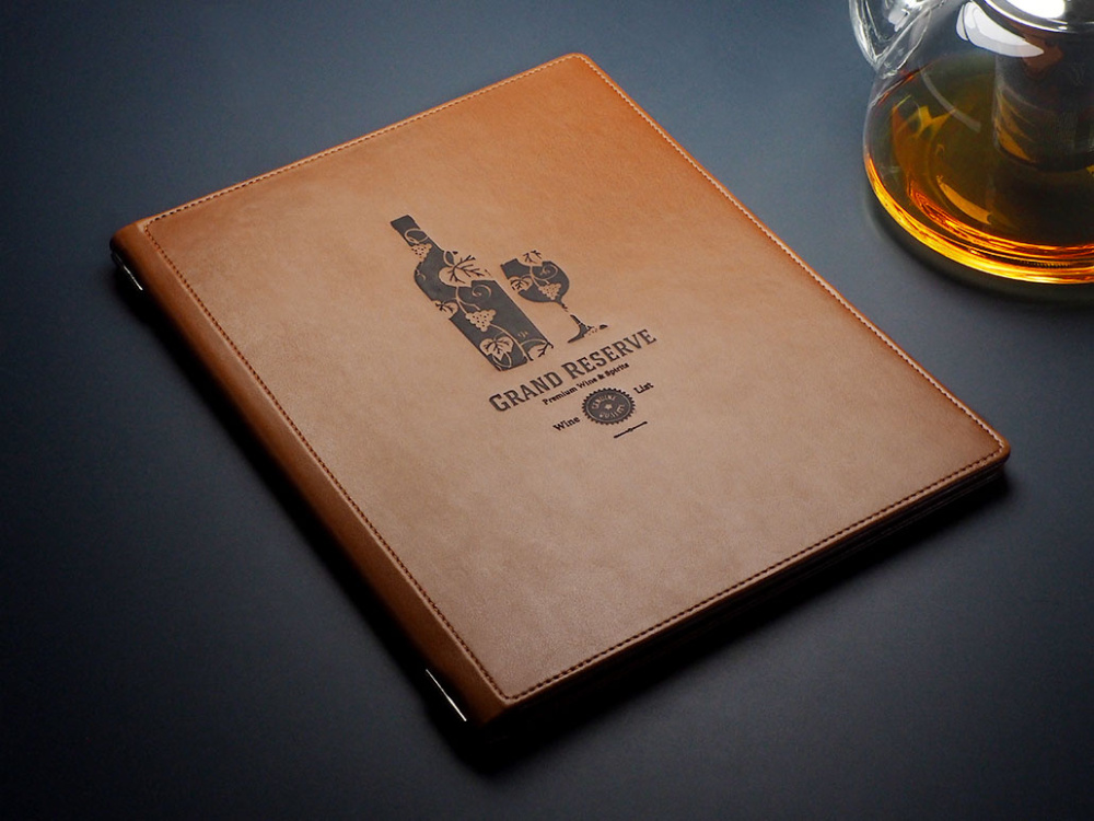 Logo trade promotional gifts image of: Menu cover Fine Dining Pro 2013119